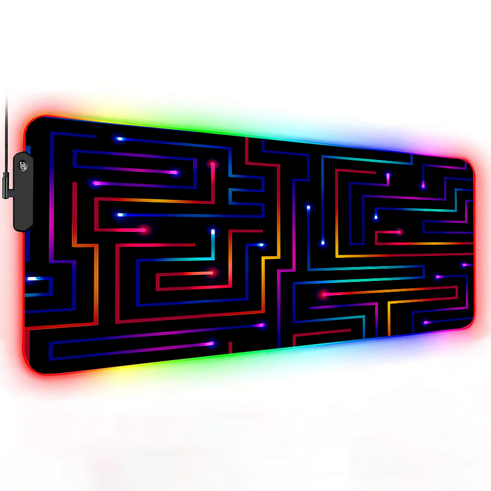 Mouse Pad XXL 900x400 Neon Cir - Desk Setup Rgb avaliação e preço